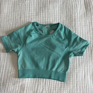 Gymshark Teal Crop Top